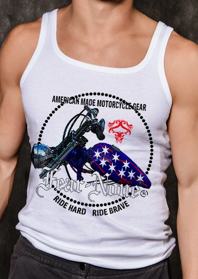 Men's MEN'S SE "BLUE-STAR RIDER" Muscle Shirt
