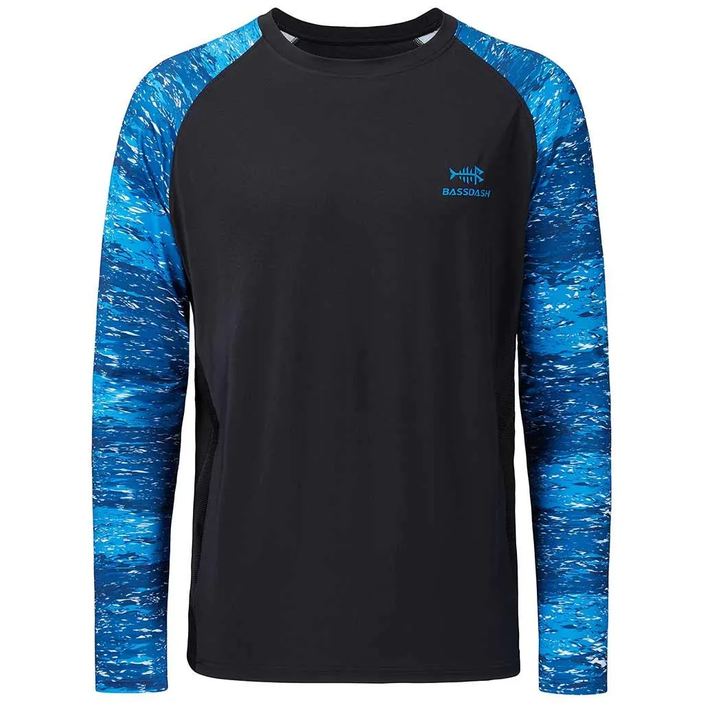 Men's UPF 50  Camo Long Sleeve Fishing Shirt FS08M
