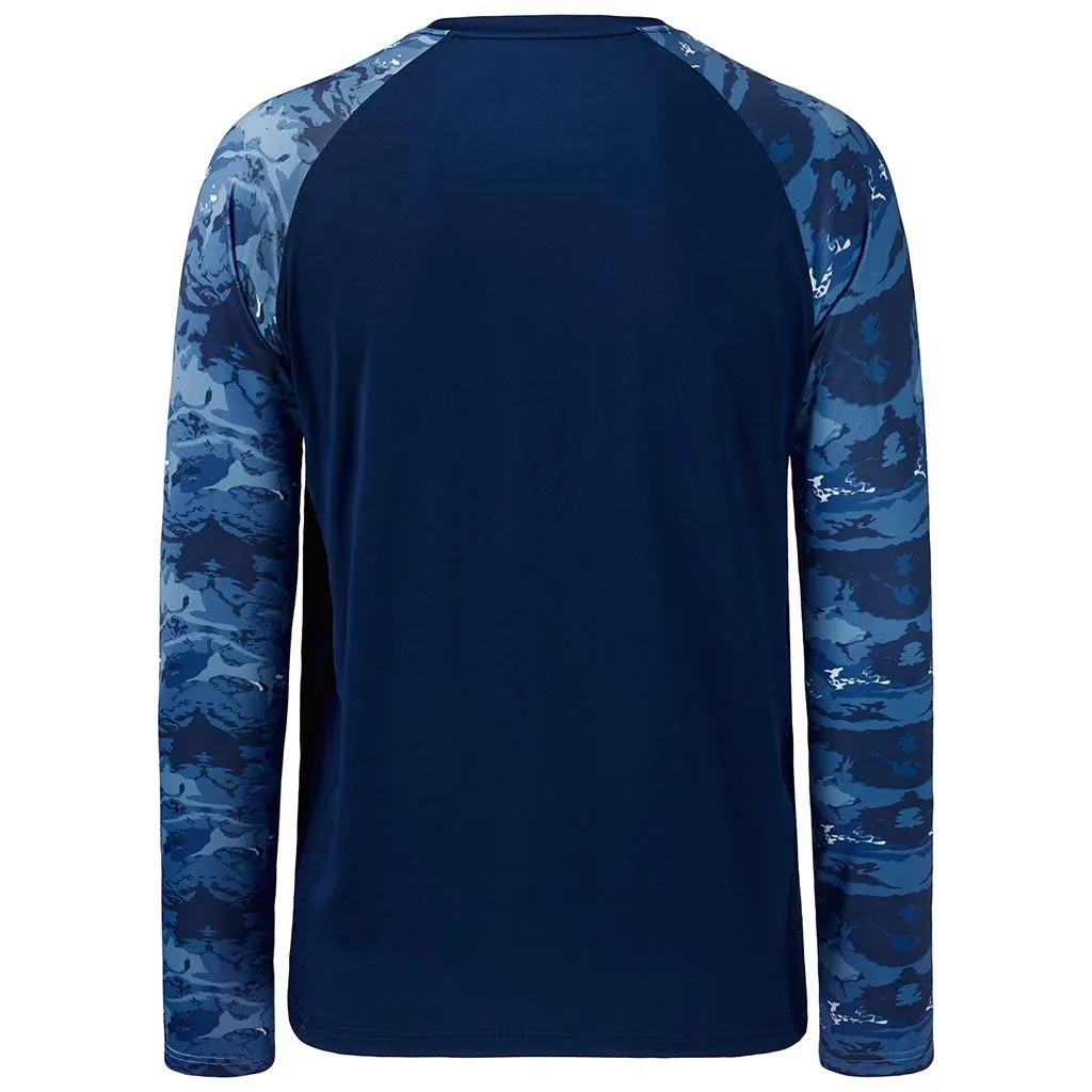 Men's UPF 50  Camo Long Sleeve Fishing Shirt FS08M