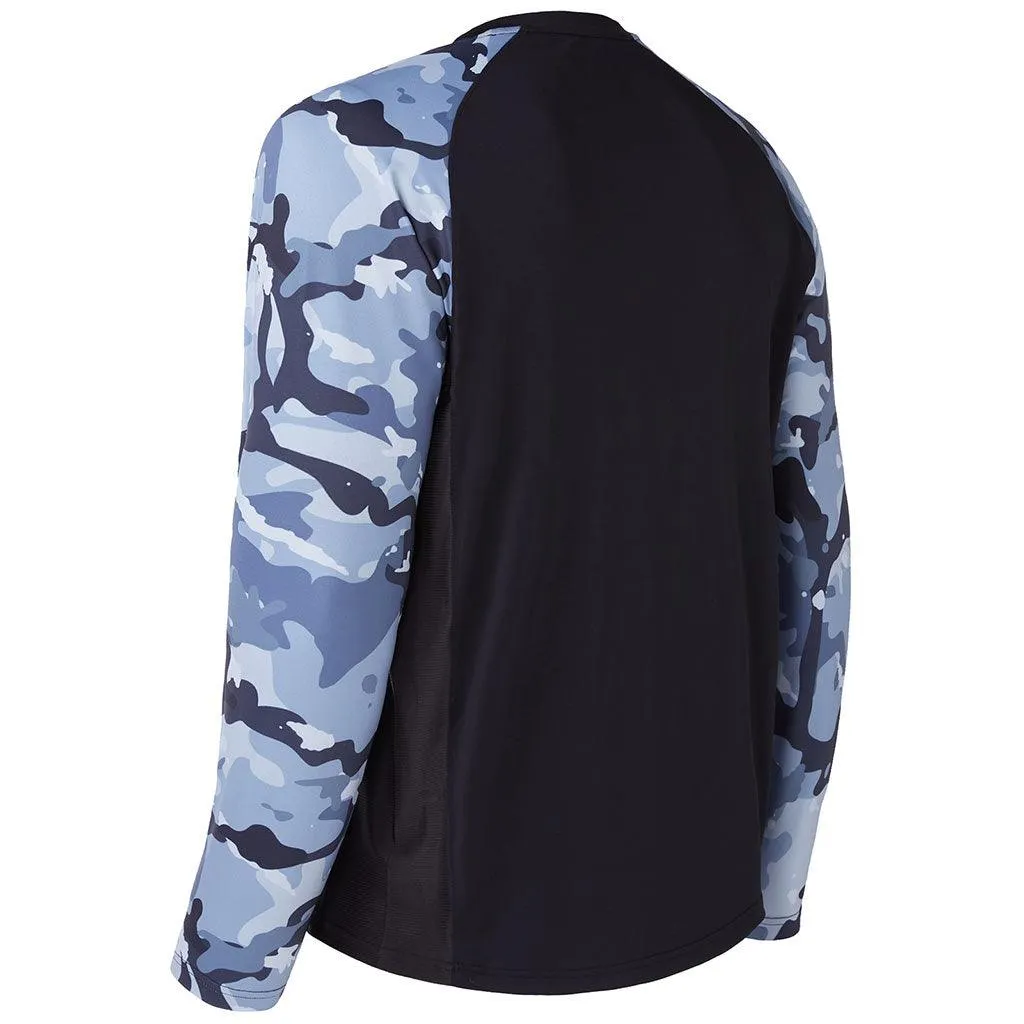 Men's UPF 50  Camo Long Sleeve Fishing Shirt FS08M