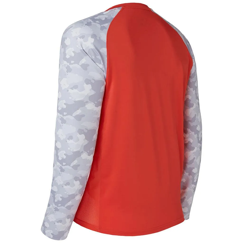 Men's UPF 50  Camo Long Sleeve Fishing Shirt FS08M