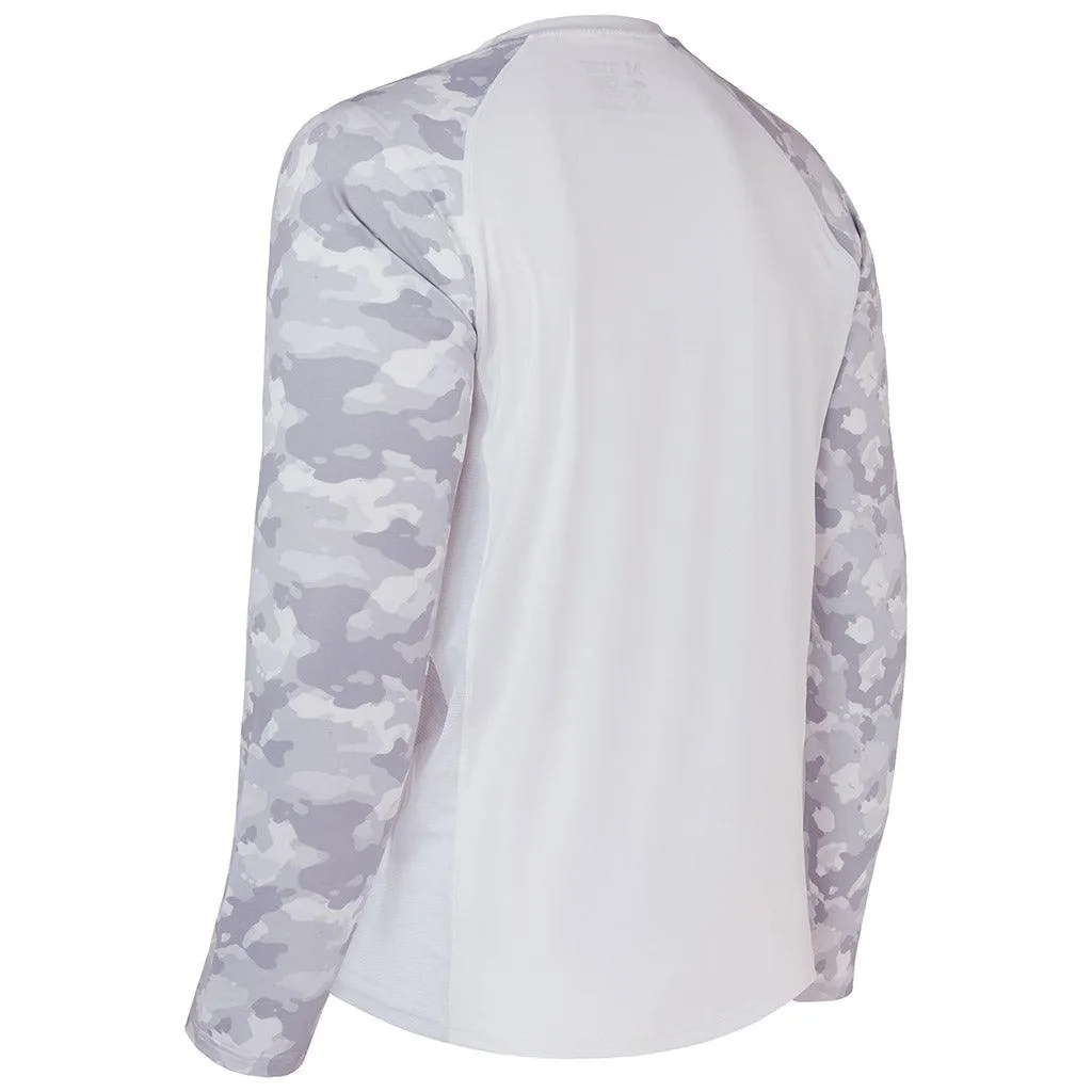 Men's UPF 50  Camo Long Sleeve Fishing Shirt FS08M