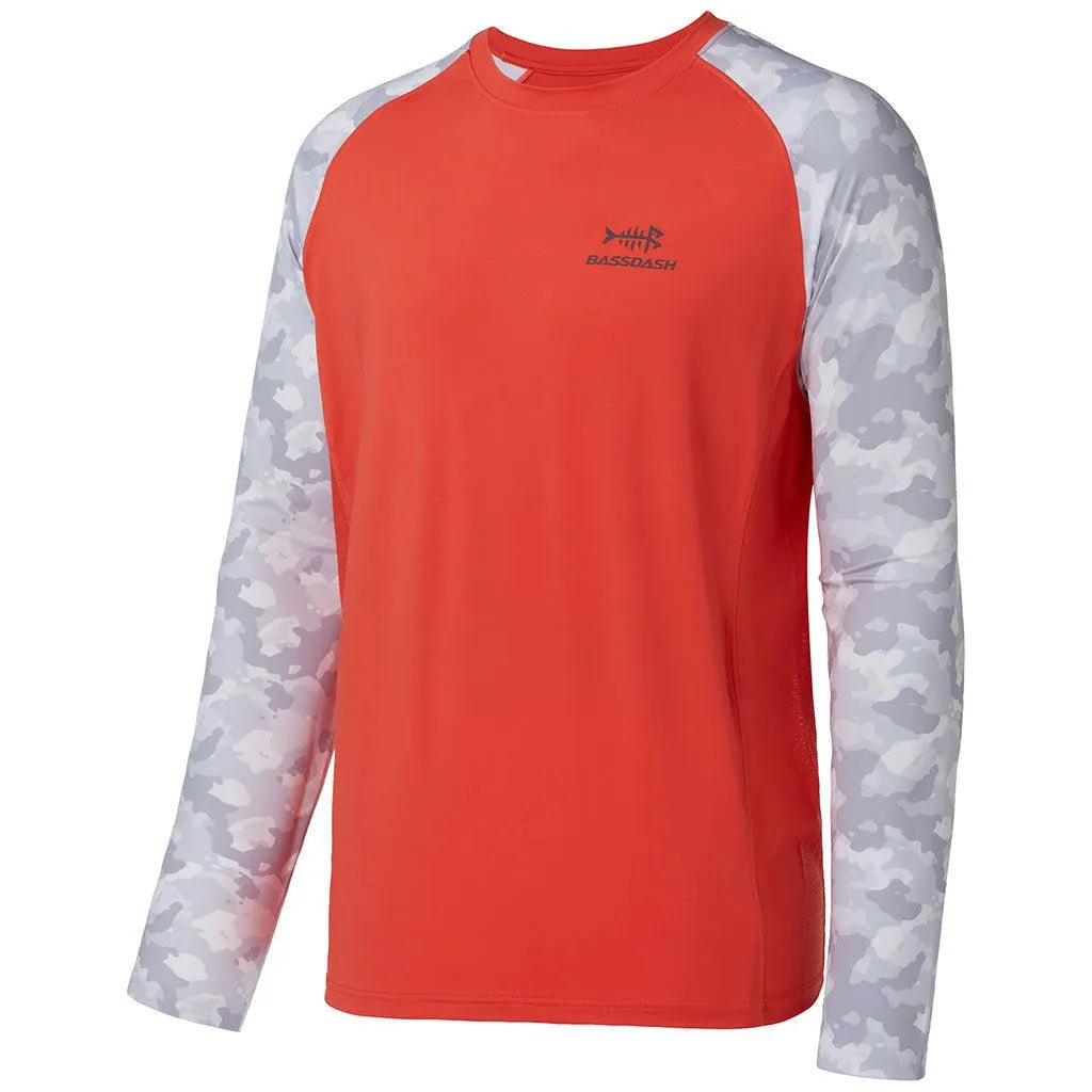 Men's UPF 50  Camo Long Sleeve Fishing Shirt FS08M