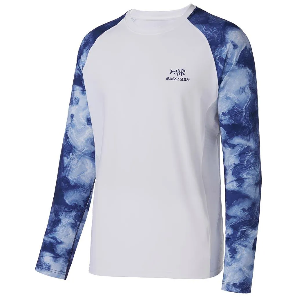 Men's UPF 50  Camo Long Sleeve Fishing Shirt FS08M