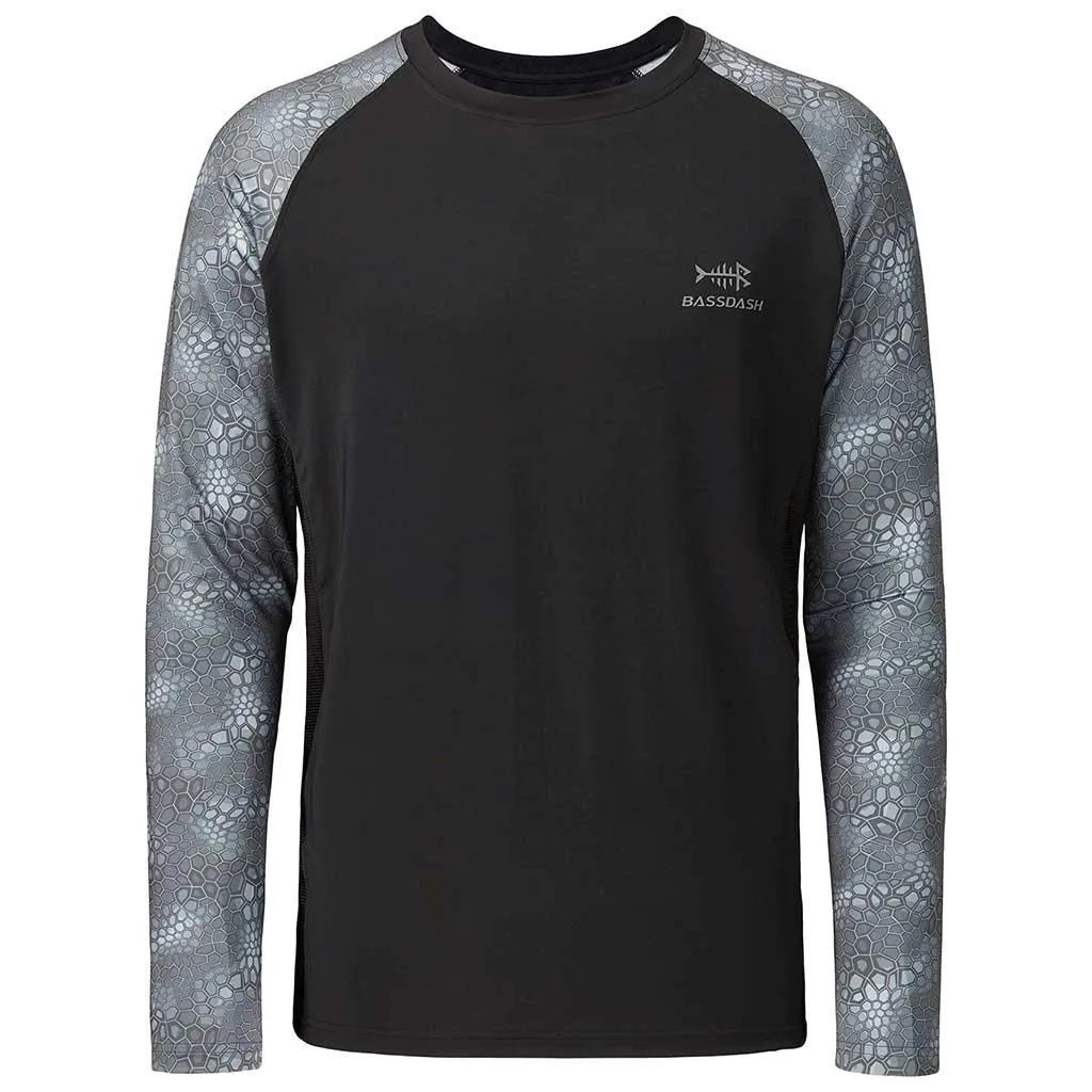 Men's UPF 50  Camo Long Sleeve Fishing Shirt FS08M