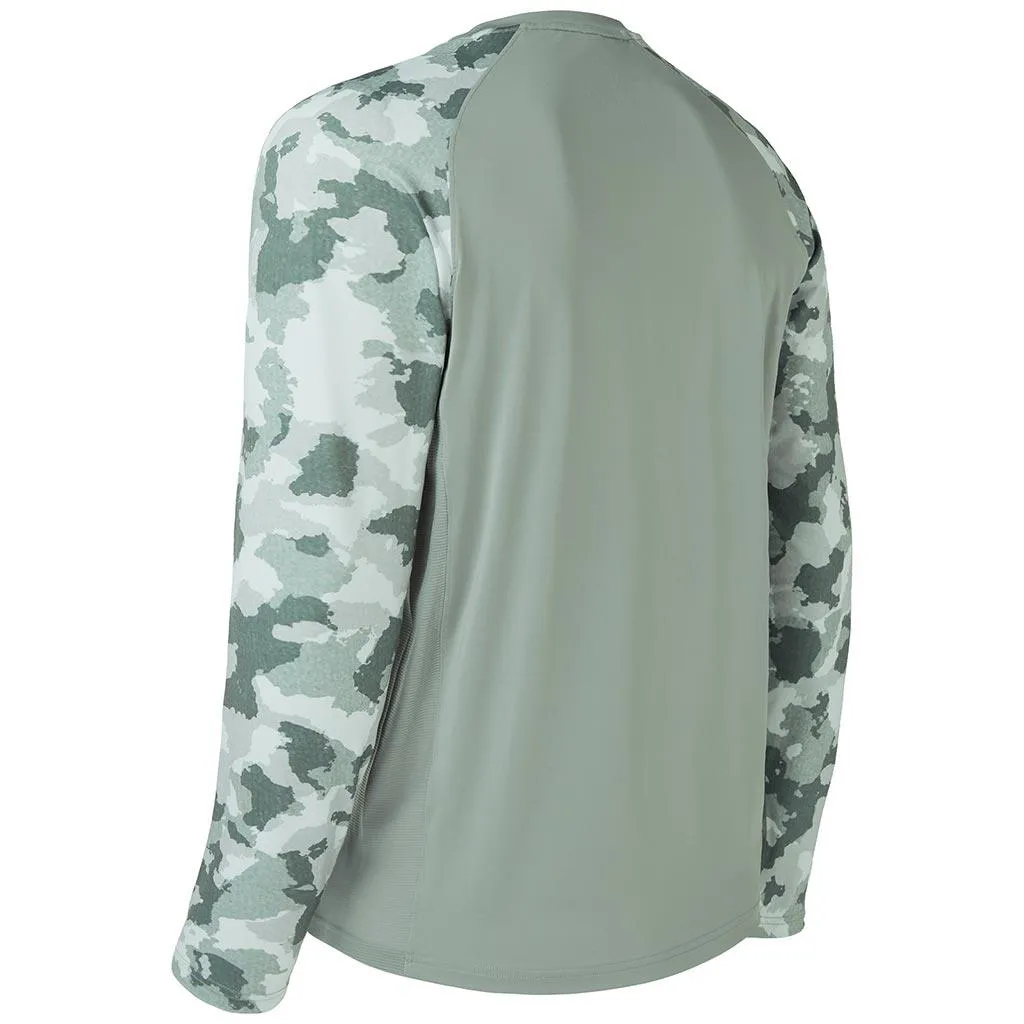 Men's UPF 50  Camo Long Sleeve Fishing Shirt FS08M
