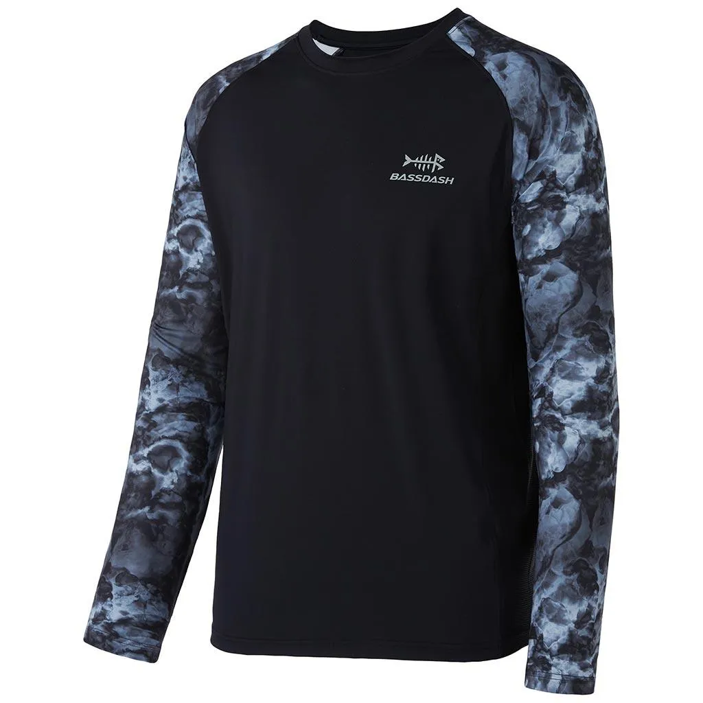 Men's UPF 50  Camo Long Sleeve Fishing Shirt FS08M