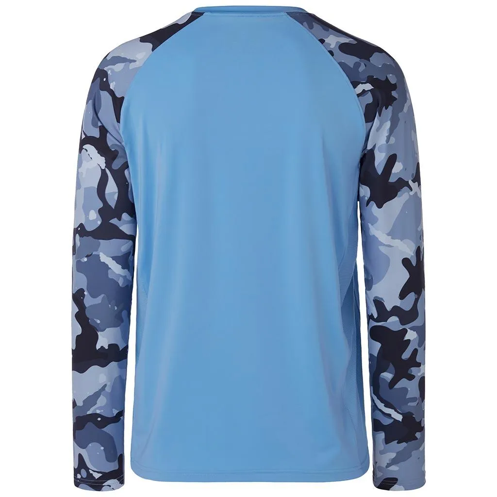 Men's UPF 50  Camo Long Sleeve Fishing Shirt FS08M