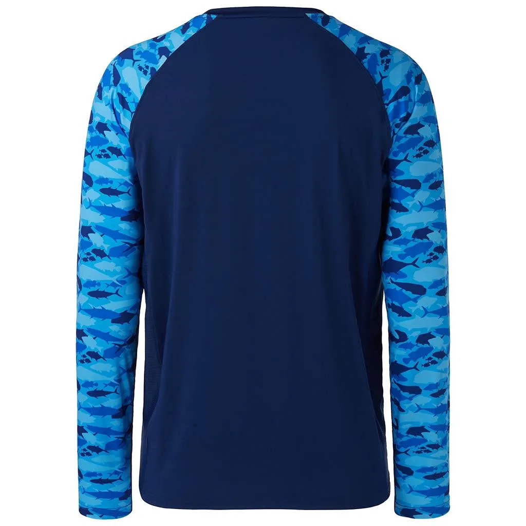 Men's UPF 50  Camo Long Sleeve Fishing Shirt FS08M