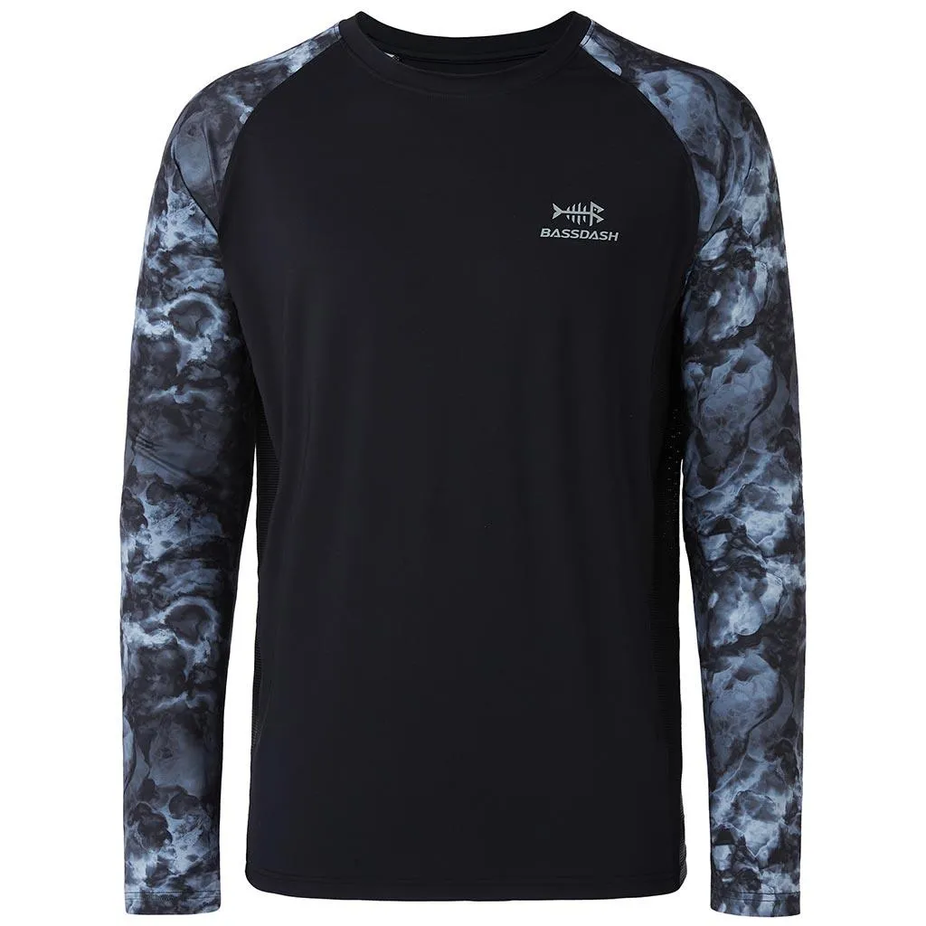 Men's UPF 50  Camo Long Sleeve Fishing Shirt FS08M