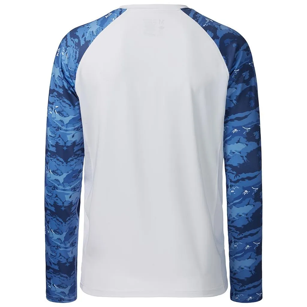 Men's UPF 50  Camo Long Sleeve Fishing Shirt FS08M