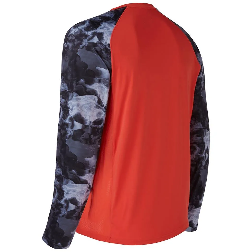 Men's UPF 50  Camo Long Sleeve Fishing Shirt FS08M