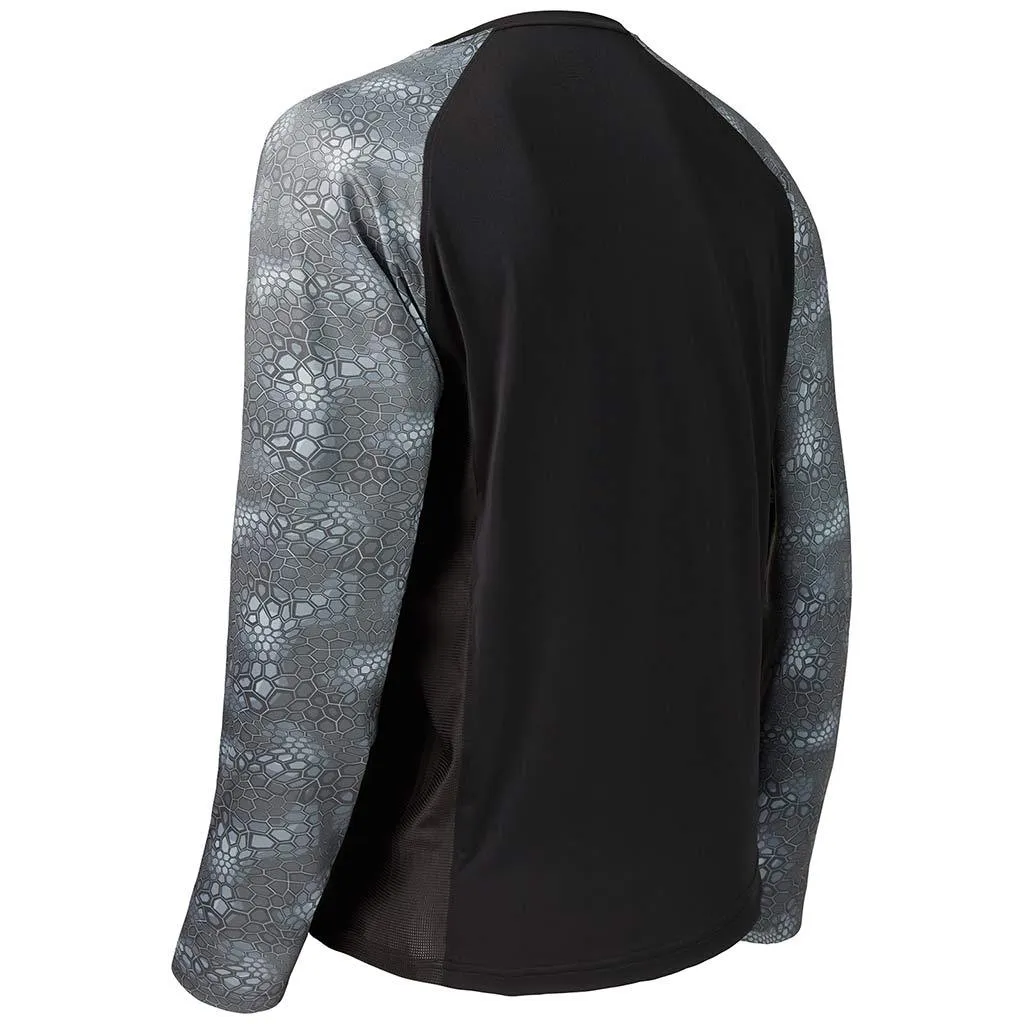 Men's UPF 50  Camo Long Sleeve Fishing Shirt FS08M