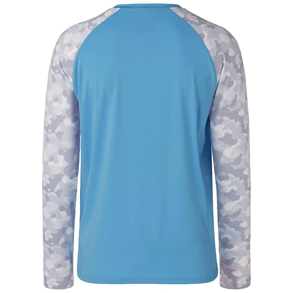 Men's UPF 50  Camo Long Sleeve Fishing Shirt FS08M