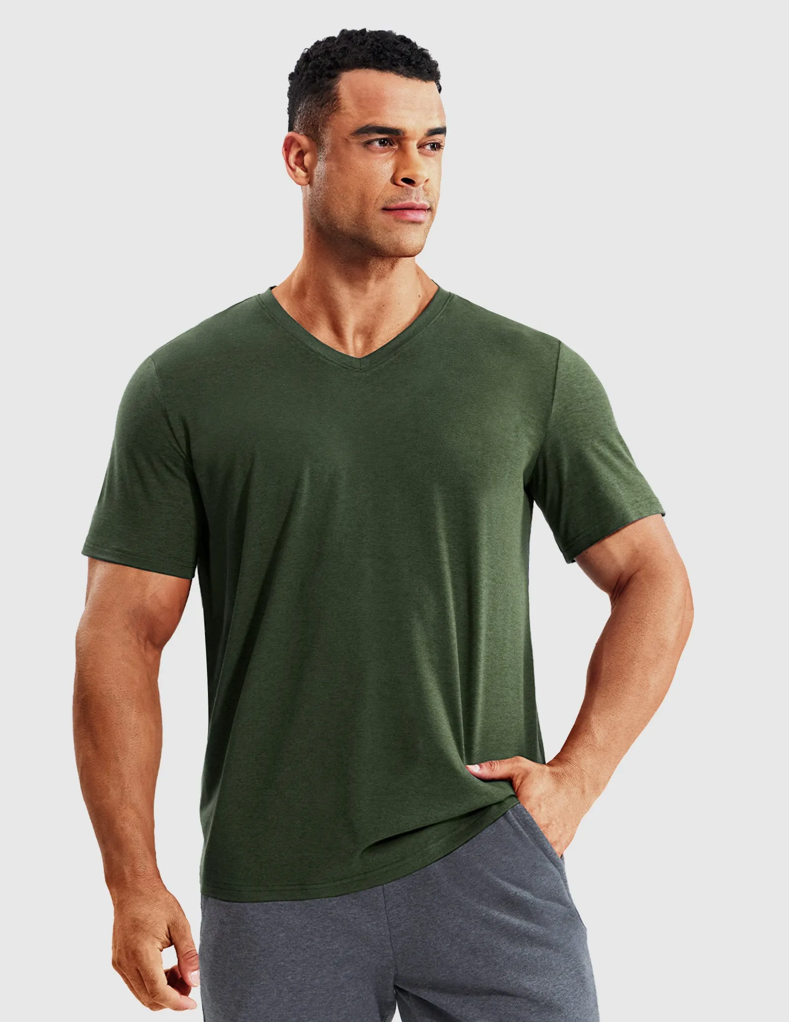 Men’s X-Sofort™ Buttery Soft Dry Fit V-Neck Workout T-Shirt