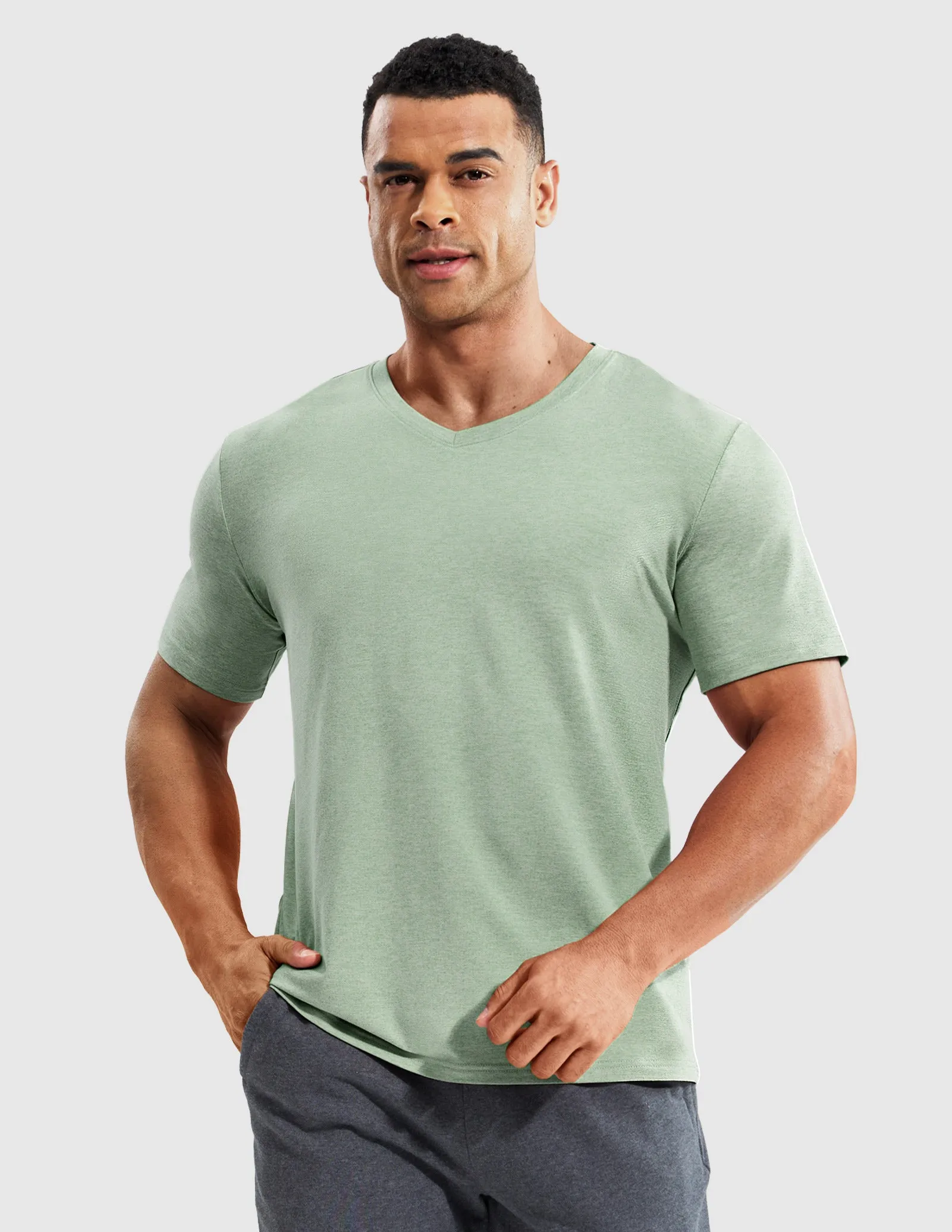 Men’s X-Sofort™ Buttery Soft Dry Fit V-Neck Workout T-Shirt