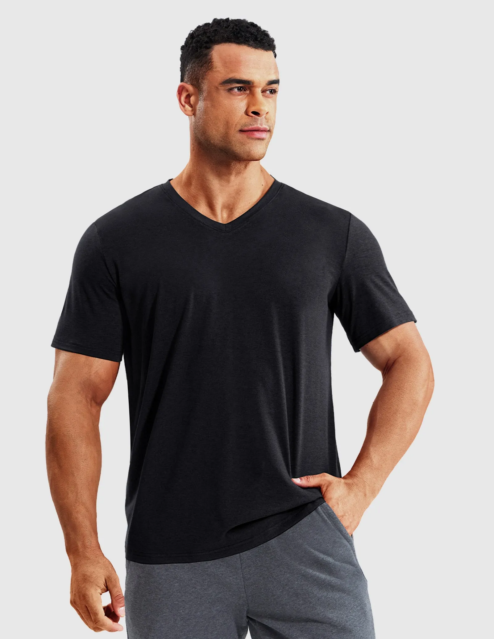 Men’s X-Sofort™ Buttery Soft Dry Fit V-Neck Workout T-Shirt