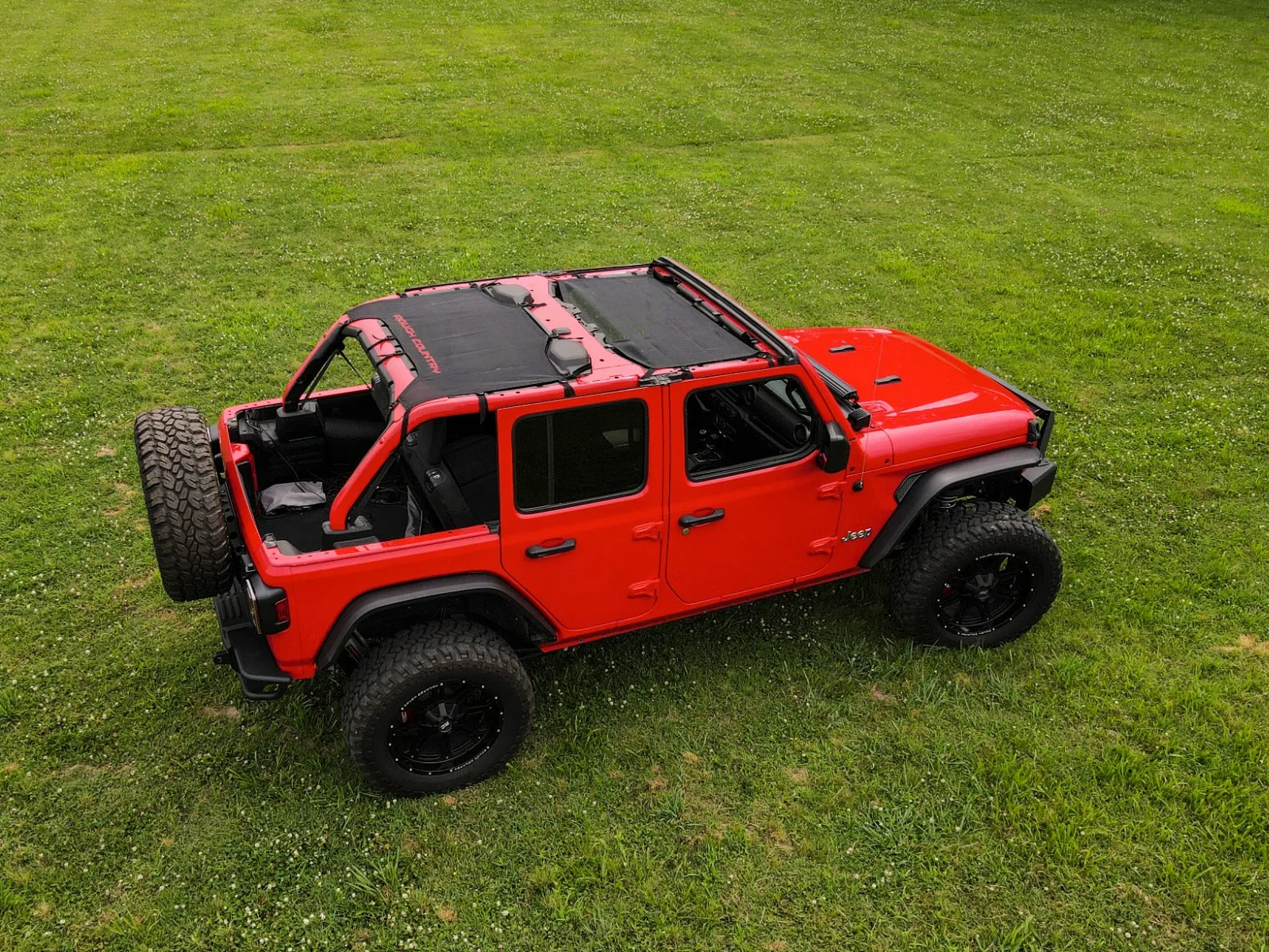 Mesh Bikini Top Plus - Black - Jeep Wrangler 4xe (21-23)/Wrangler JL (18-23)