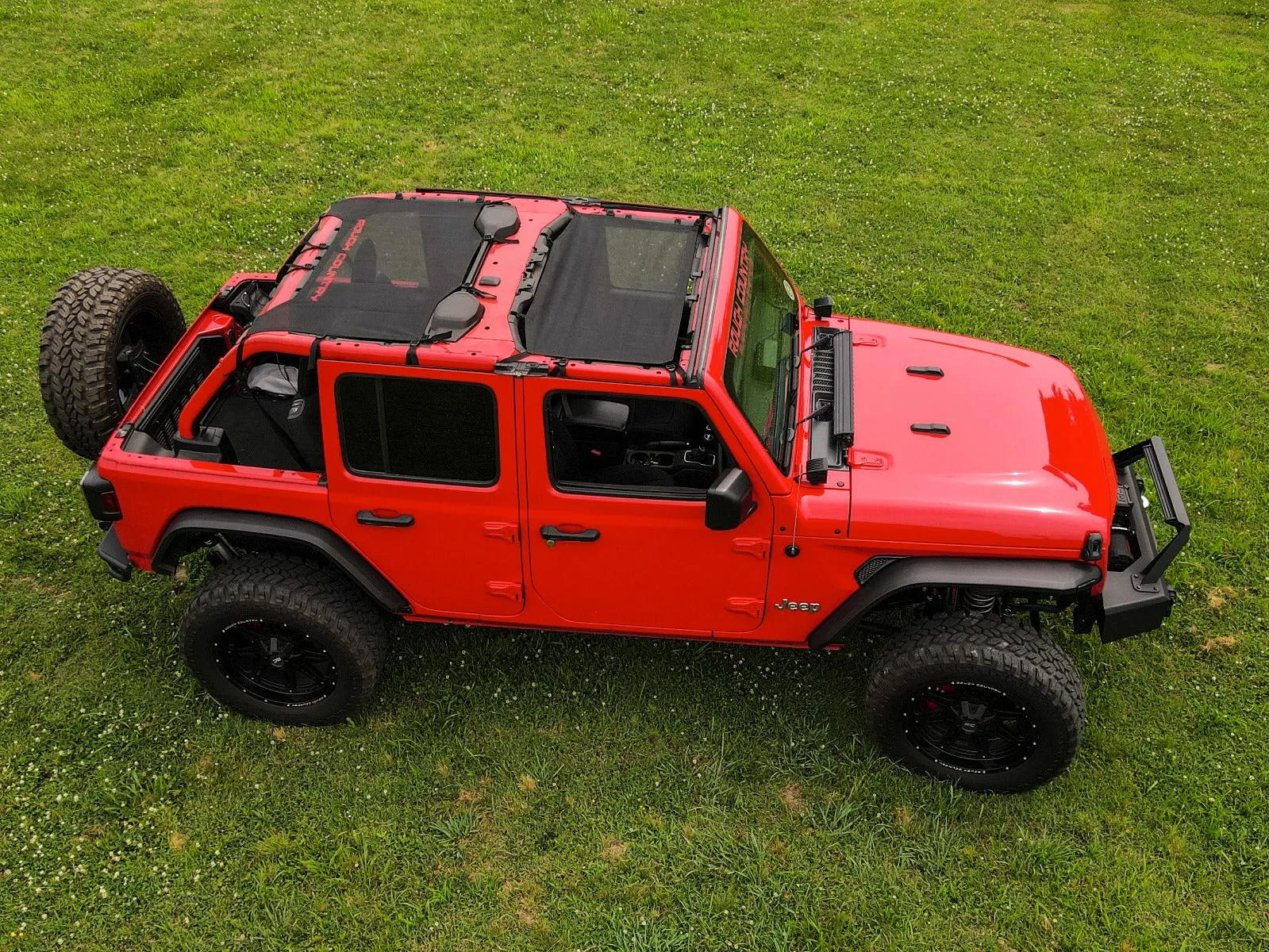 Mesh Bikini Top Plus - Black - Jeep Wrangler 4xe (21-23)/Wrangler JL (18-23)