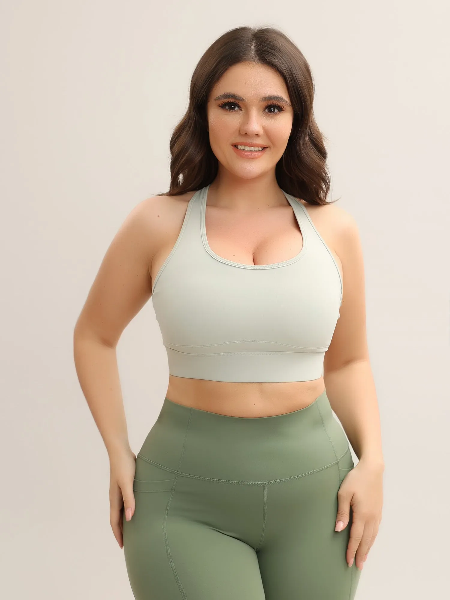 Midsize Easy Put On/Off Shockproof High-Intensity Sports Bra