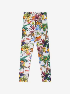 Molo Girls Organic Cotton Imaginary Jungle Leggings