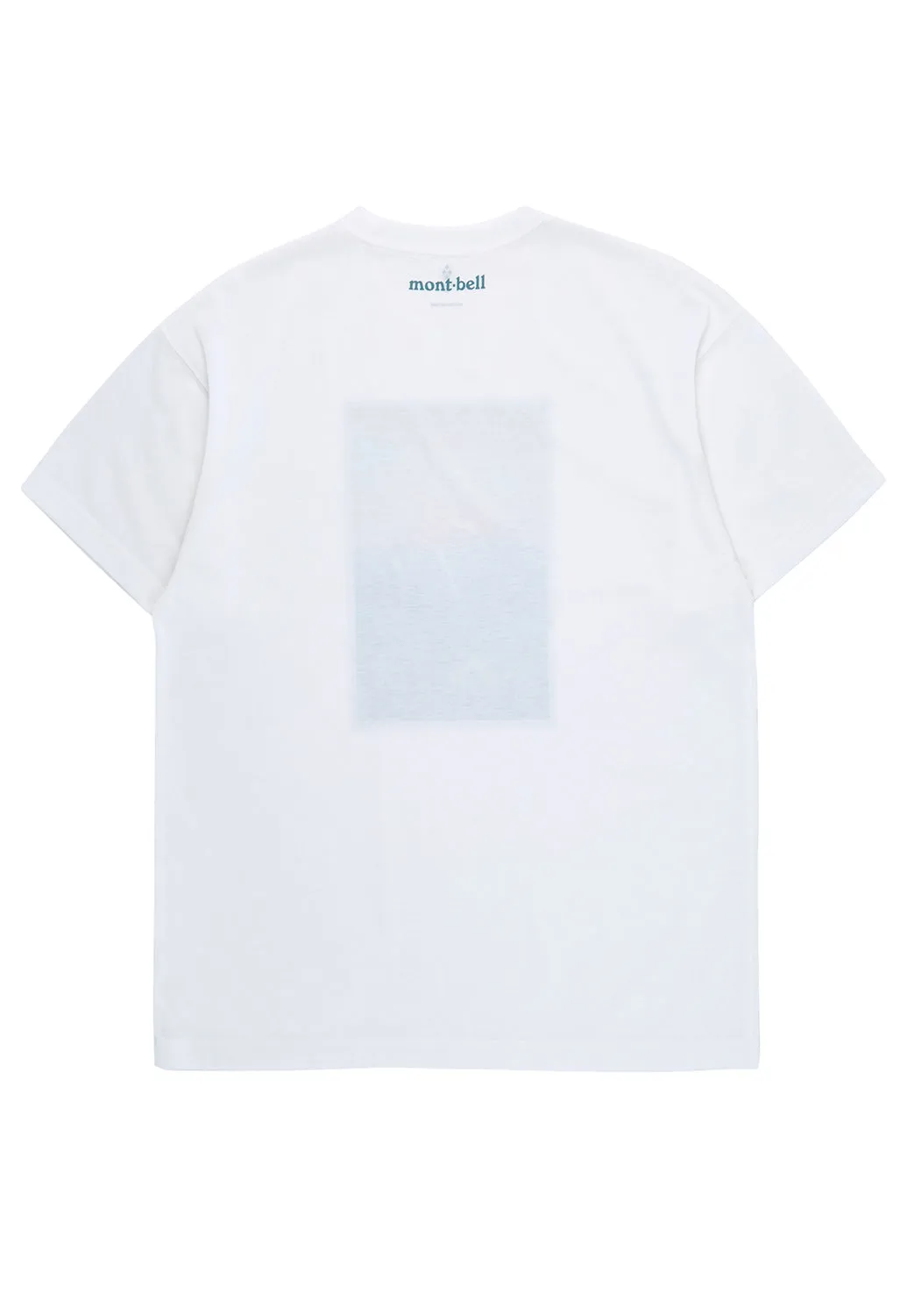 Montbell Men's Wickron Tsurugisan No Asa T-Shirt - White