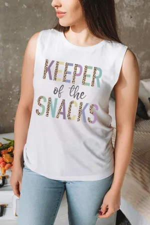 Mother's Day Keeper of the Snacks Muscle Tank