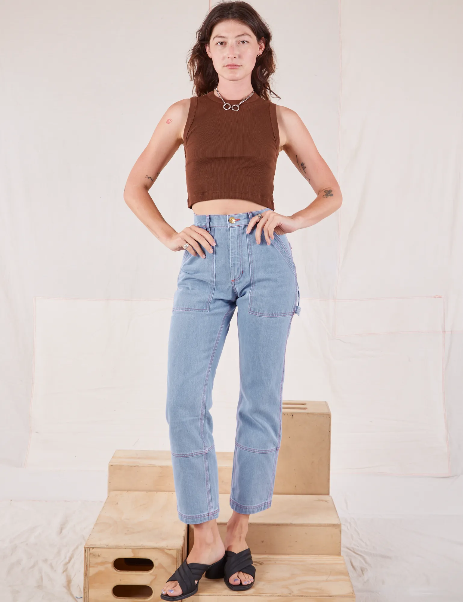 Muscle Tee - Fudgesicle Brown