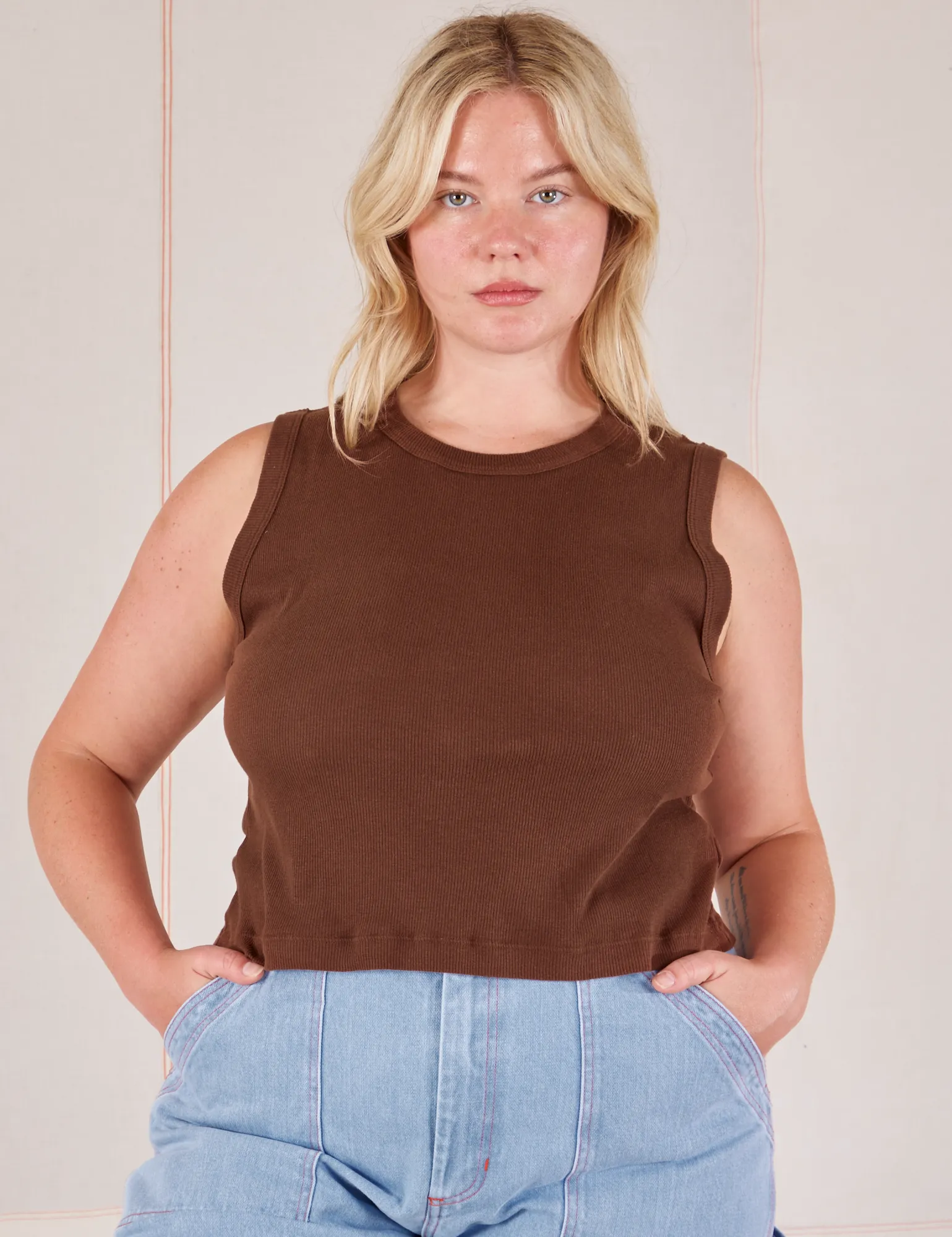 Muscle Tee - Fudgesicle Brown