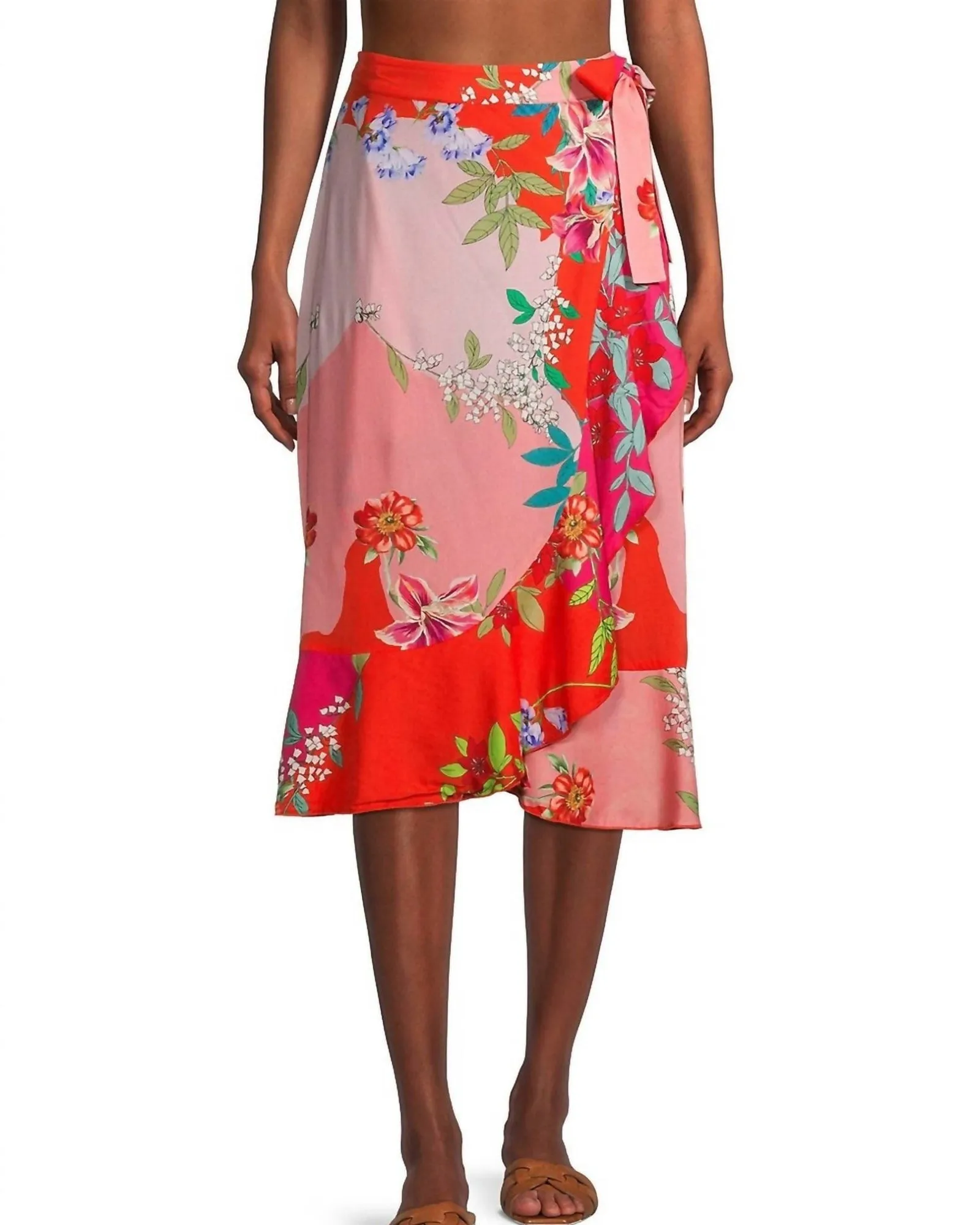 Nanya Wrap Skirt Cover Up in Multi | Multi