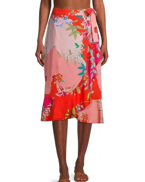 Nanya Wrap Skirt Cover Up in Multi | Multi