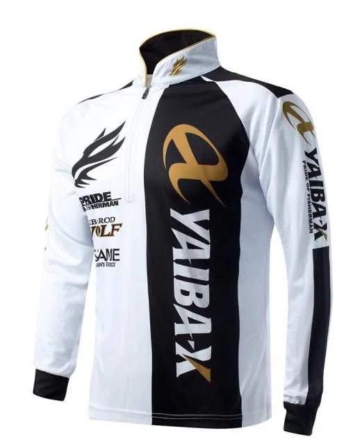 New Fishing Clothing Men Long Sleeve Quick Dry Fishing Shirts Outdoor Sports FIshing Clothes Zipper  Fishing Jackets