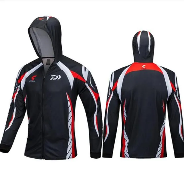 New Fishing Clothing Men Long Sleeve Quick Dry Fishing Shirts Outdoor Sports FIshing Clothes Zipper  Fishing Jackets