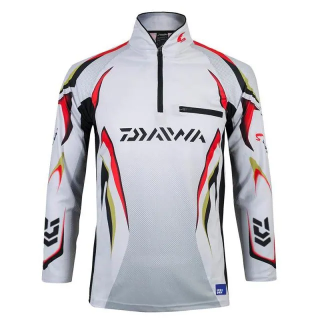 New Fishing Clothing Men Long Sleeve Quick Dry Fishing Shirts Outdoor Sports FIshing Clothes Zipper  Fishing Jackets