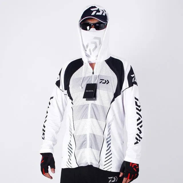 New Fishing Clothing Men Long Sleeve Quick Dry Fishing Shirts Outdoor Sports FIshing Clothes Zipper  Fishing Jackets