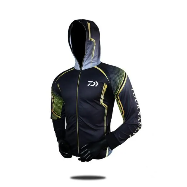 New Fishing Clothing Men Long Sleeve Quick Dry Fishing Shirts Outdoor Sports FIshing Clothes Zipper  Fishing Jackets