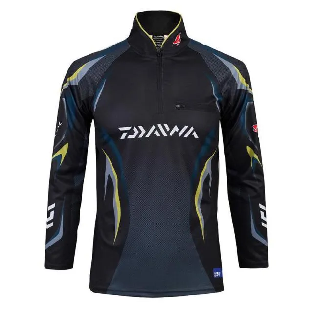 New Fishing Clothing Men Long Sleeve Quick Dry Fishing Shirts Outdoor Sports FIshing Clothes Zipper  Fishing Jackets