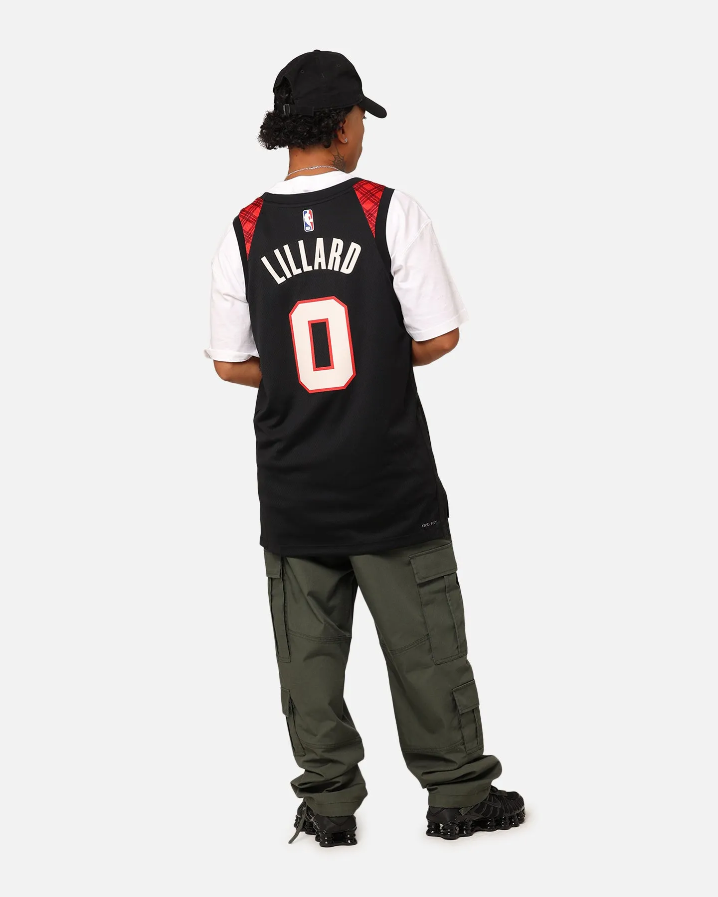 Nike Portland Trail Blazers Damian Lillard City Edition 2023/24 Dri-FIT Swingman Jersey Black