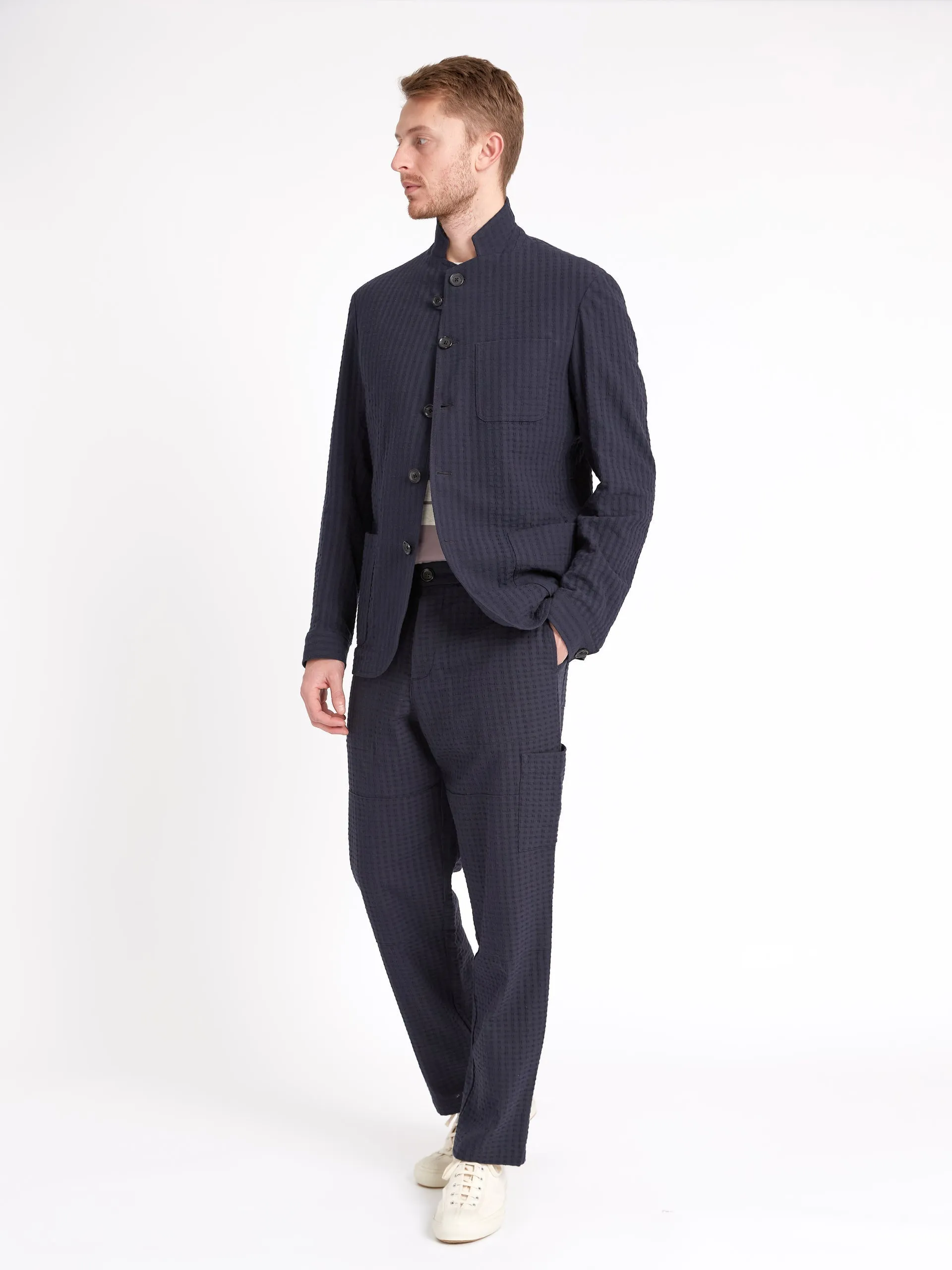 Oliver Spencer Solms Jacket Sampson Navy