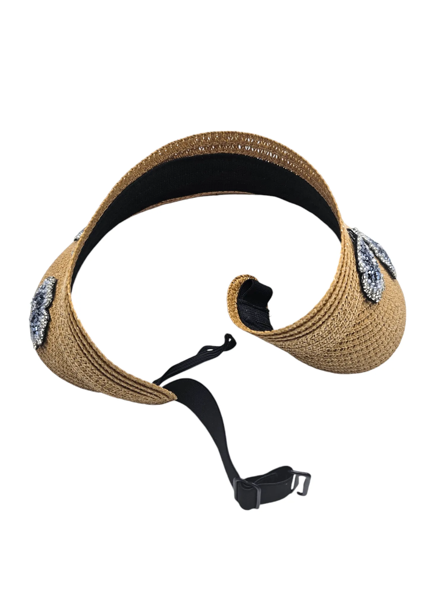 On-the-Go Style: Modern Sun Visor Cap (Noir Soleil)