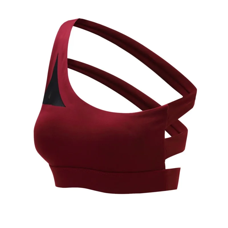 One Shoulder Sports Bra