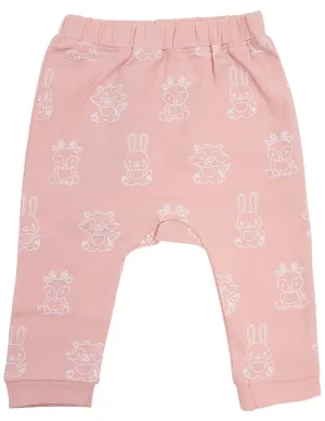 Organic Cotton Legging Pink Print