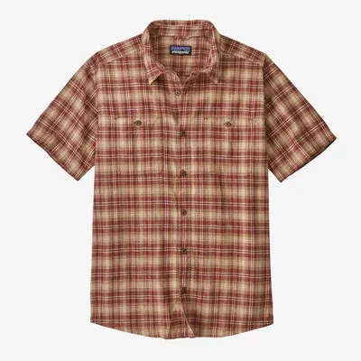 Patagonia Back Step Shirt (Men's) Beyond Horizons: Mangrove Red