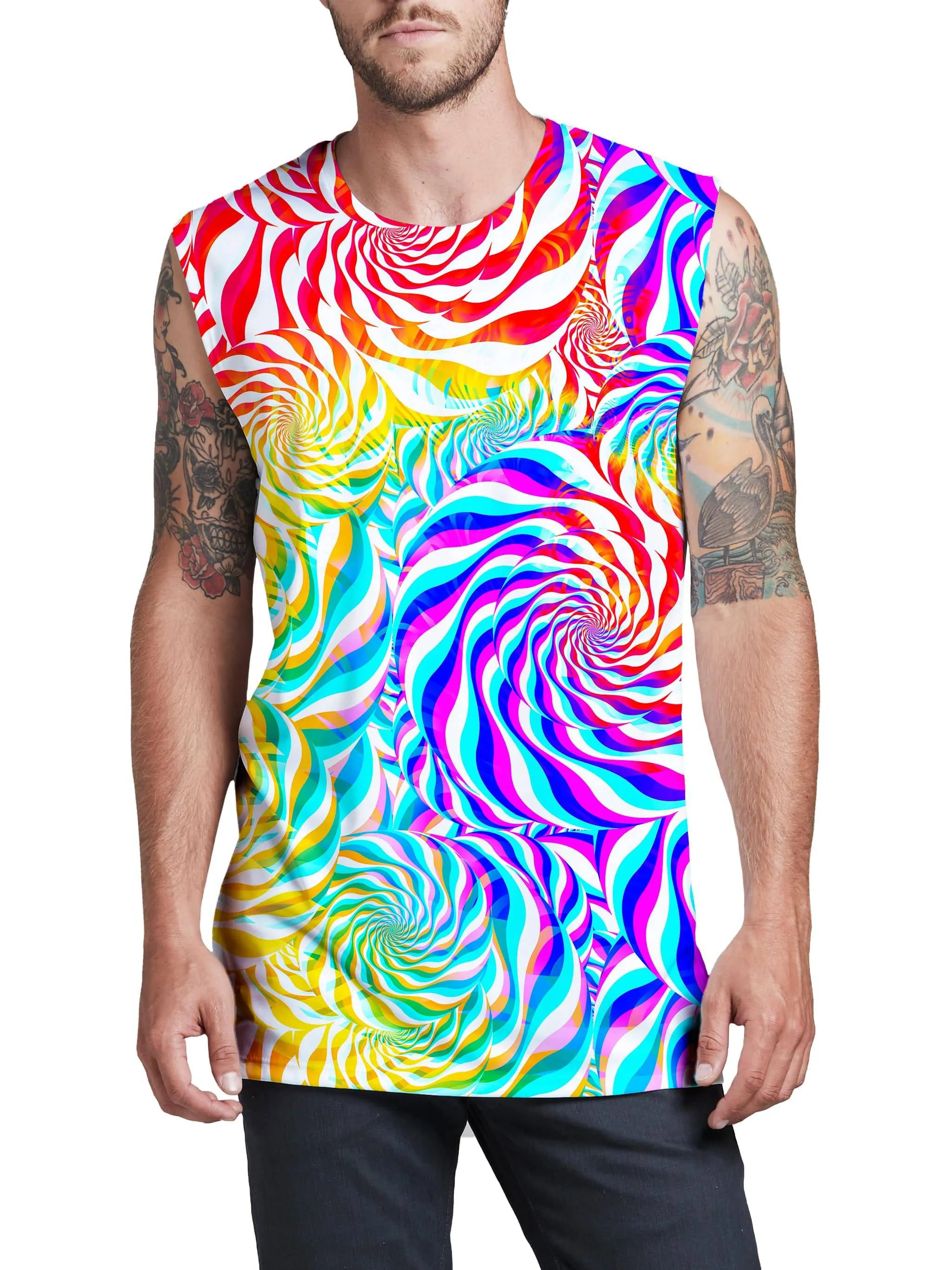 PLUR Rainbow Men's Muscle Tank