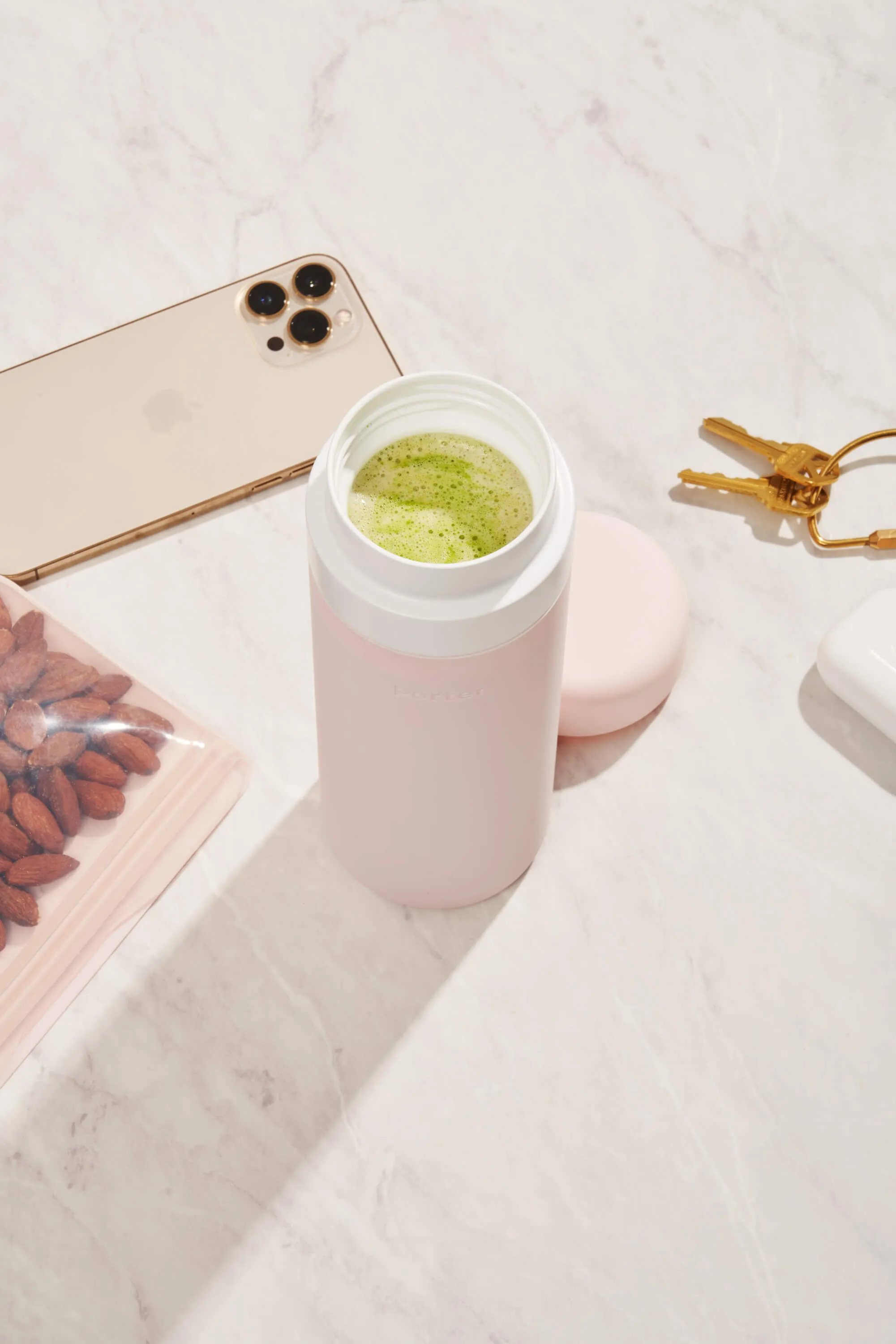 Porter Insulated Bottle 20oz - Terrazzo Charcoal