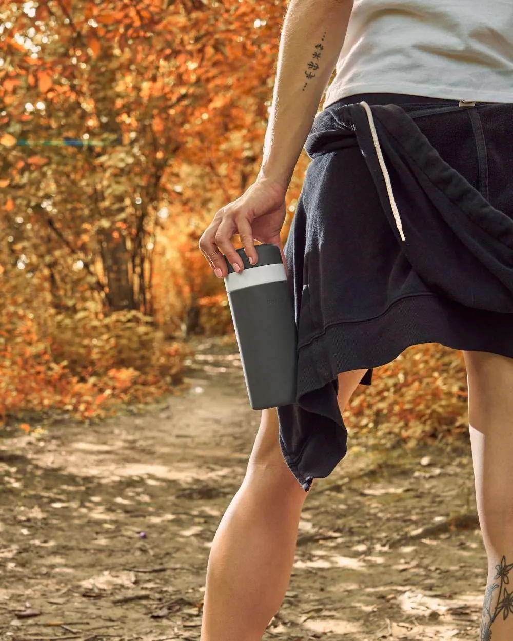 Porter Insulated Bottle 20oz - Terrazzo Charcoal