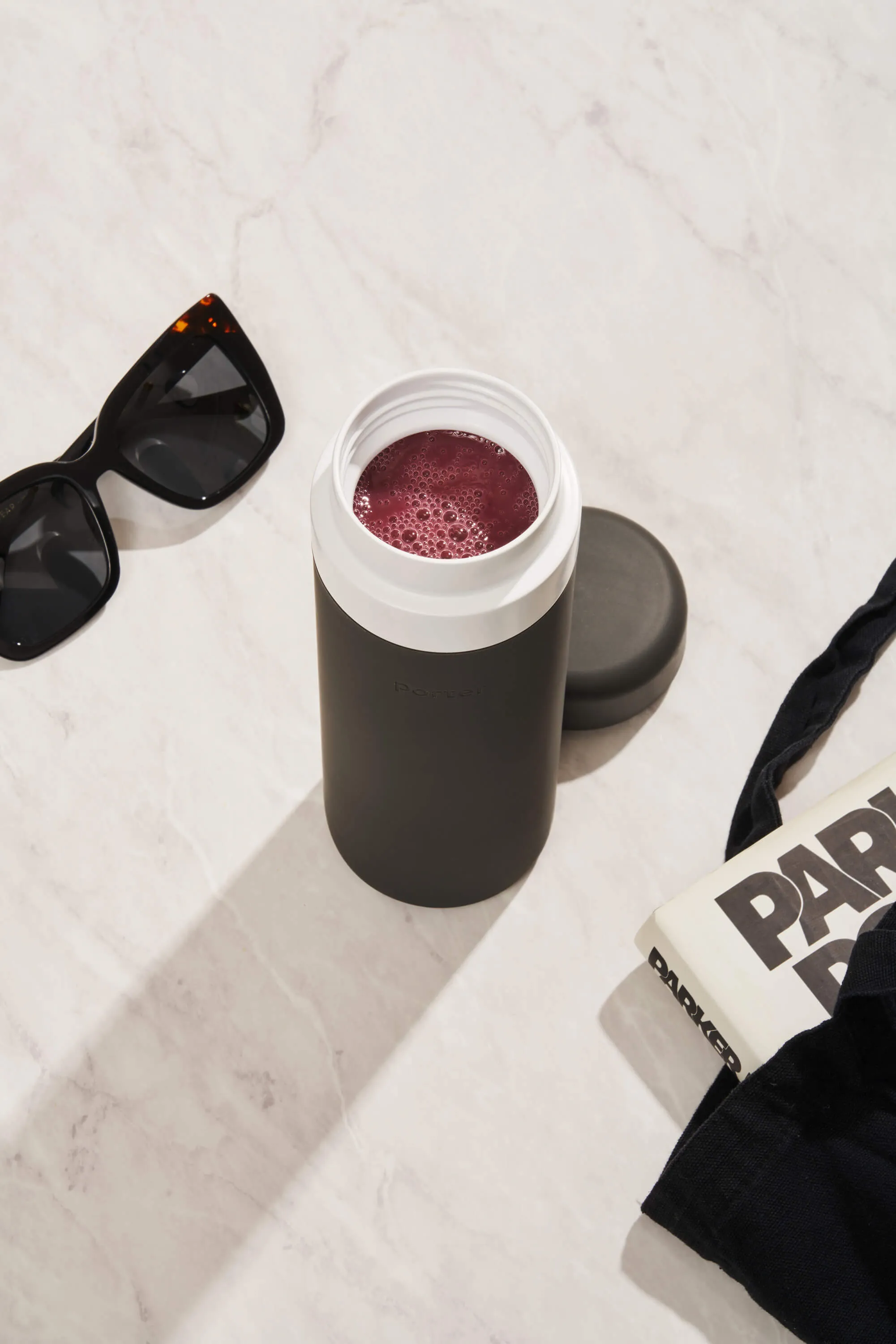 Porter Insulated Bottle 20oz - Terrazzo Charcoal