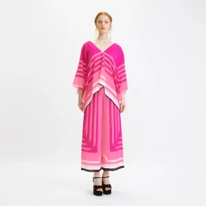 Pretty In Pink Kaftan Jumpsuit For Women By BlackBeads