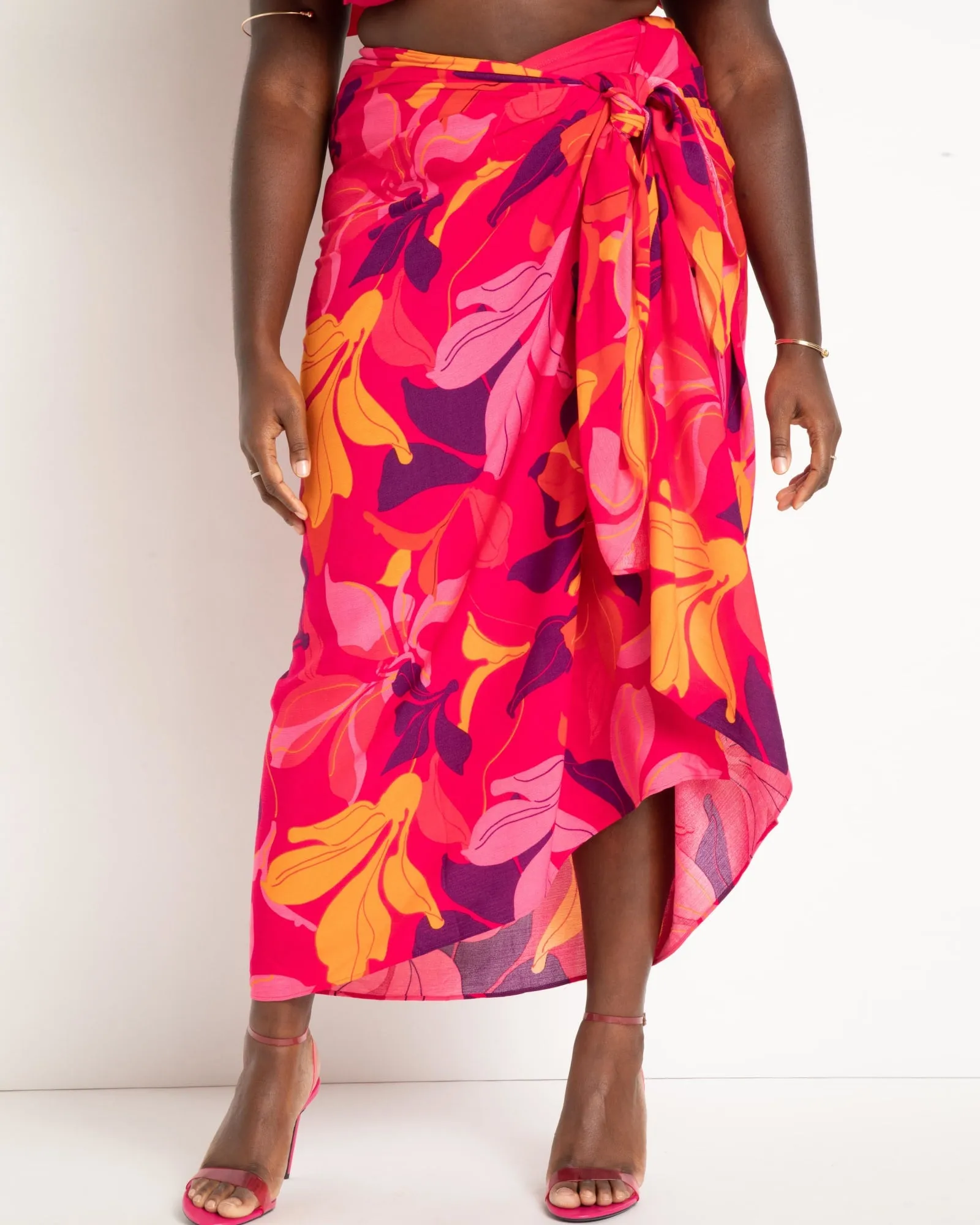 Sarong Wrap Coverup Skirt | Mystique Floral