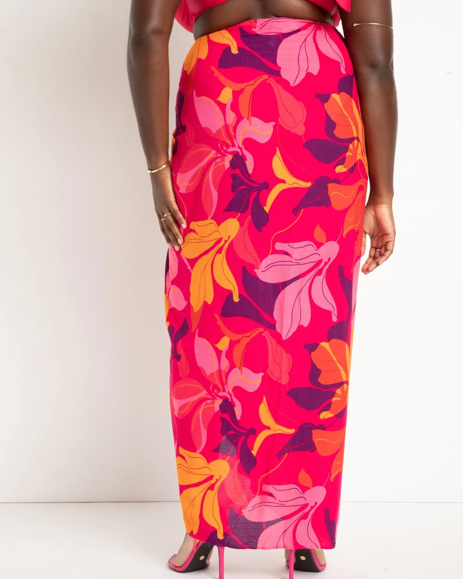 Sarong Wrap Coverup Skirt | Mystique Floral